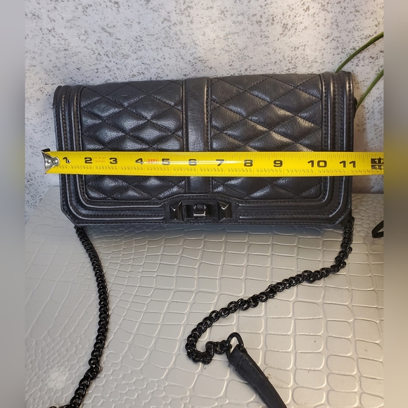 Rebecca Minkoff  Black Quilted Purse Leather Women's Bag - Picture 6 of 12